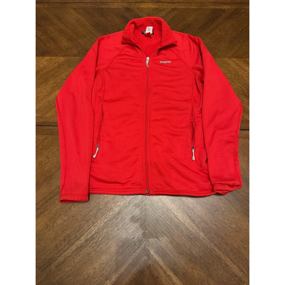 Patagonia R1 Regulator Full Zip Fleece Jacket Red Womens Large 40137